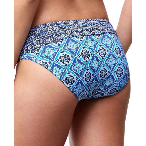 NEW TOMMY BAHAMA high waist sash tankini bottom in tika tiles - Picture 2 of 2